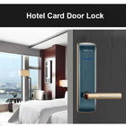 Цинковый сплав черный цвет Умные ключевые карты дверные замки для гостиницы Мотель Airbnb