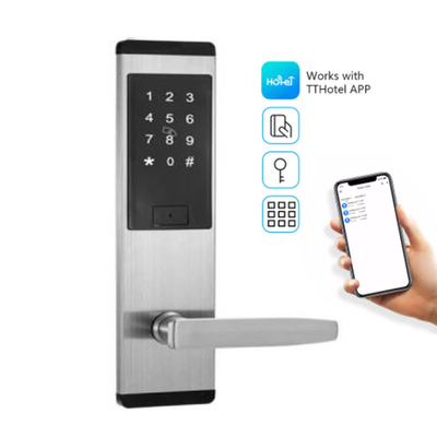 Чёрный цвет Нержавеющая сталь умный клавиатурный дверной замок с TTlock Smart App