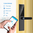 Интеллектуальный цифровой безключевой вход Smart Fingerprint Door Lock с приложением TTlock