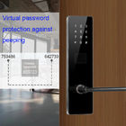 Черный цвет Bluetooth TTlock Пароль Электронные умные дверные замки для дома