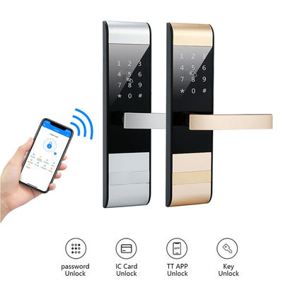 4 в 1 Пароль TTlock App Card Smart Keypad Дверный замок для апартаментов Отель Офис