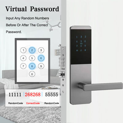 4 в 1 Алюминиевая сплав квартира Smart TTlock Дверный замок с сенсорной клавиатурой