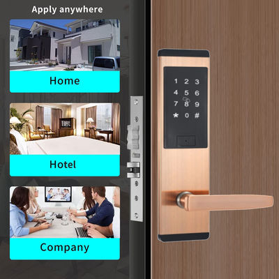 Чёрный цвет Нержавеющая сталь умный клавиатурный дверной замок с TTlock Smart App