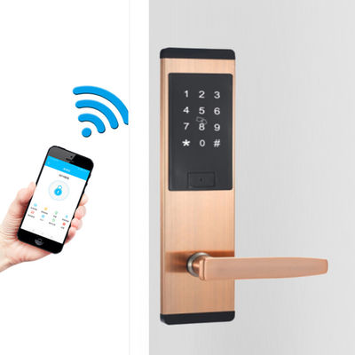 Чёрный цвет Нержавеющая сталь умный клавиатурный дверной замок с TTlock Smart App