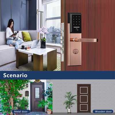 Нержавеющая сталь 6068 Mortise TTlock App Controlled Door Lock с умной клавиатурой