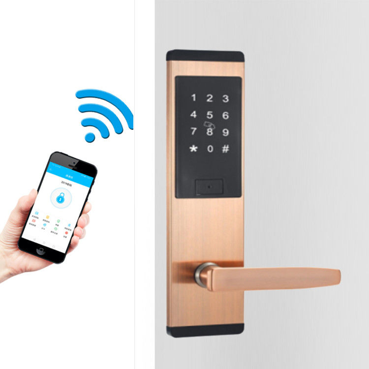 Чёрный цвет Нержавеющая сталь умный клавиатурный дверной замок с TTlock Smart App